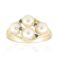 9K Akoya Pearl Gold Ring (Michelle Albala)