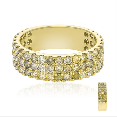 14K SI2 Fancy Diamond Gold Ring (CIRARI)