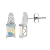 Welo Opal Silver Earrings