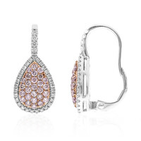 18K I1 Pink Diamond Gold Earrings (CIRARI)