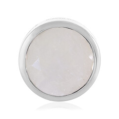 Rainbow Moonstone Silver Pendant