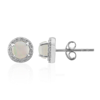 Welo Opal Silver Earrings