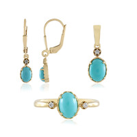 Sleeping Beauty Turquoise Silver Set (Faszination Türkis)