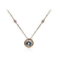 14K AAA Brazilian Aquamarine Gold Necklace (CIRARI)