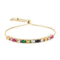 Ruby Silver Bracelet