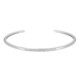 Zircon Silver Bangle (Adela Silber)