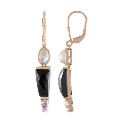 Black Spinel Silver Earrings (KM by Juwelo)
