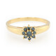 Fancy Diamond Silver Ring
