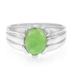 Imperial Chrysoprase Silver Ring