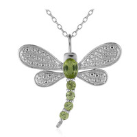 Peridot Silver Necklace