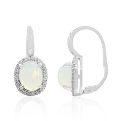 Welo Opal Silver Earrings