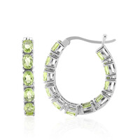 Peridot Silver Earrings