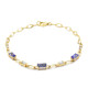 14K AAA Tanzanite Gold Bracelet (CIRARI)