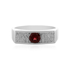 Rhodolite Silver Ring