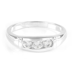 White Sapphire Silver Ring