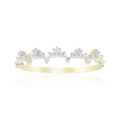 9K SI1 (G) Diamond Gold Ring (Annette)