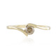 9K SI2 Champagne Diamond Gold Ring