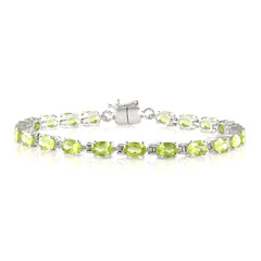 Peridot Silver Bracelet
