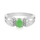 Imperial Chrysoprase Silver Ring