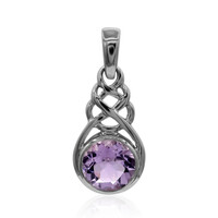 Rose de France Amethyst Silver Pendant