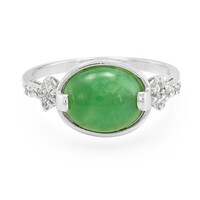 Imperial Chrysoprase Silver Ring