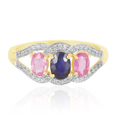 Madagascar Blue Sapphire Silver Ring