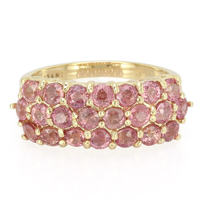 18K Unheated Padparadscha Sapphire Gold Ring (AMAYANI)