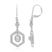 18K SI1 (H) Diamond Gold Earrings (CIRARI)