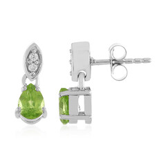 Peridot Silver Earrings