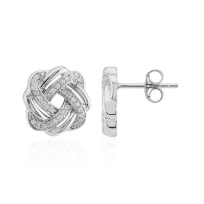 Zircon Silver Earrings