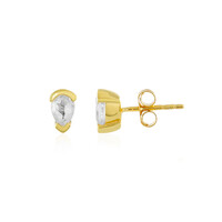 White Topaz Silver Earrings