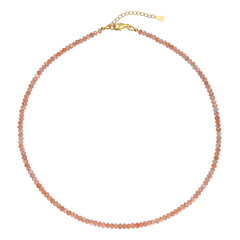 Sunstone Silver Necklace
