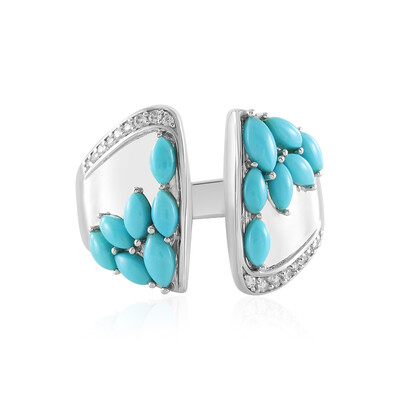 Sleeping Beauty Turquoise Silver Ring (de Melo)