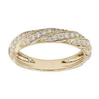 14K SI2 (G) Diamond Gold Ring
