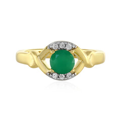 Brazilian Emerald Silver Ring