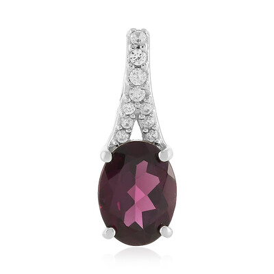 Tocantin Garnet Silver Pendant