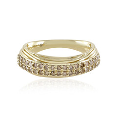 9K I2 Champagne Diamond Gold Ring (Ornaments by de Melo)