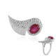 Bemainty Ruby Silver Ring (MONOSONO COLLECTION)