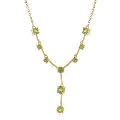 Peridot Silver Necklace