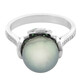 10K Tahitian Pearl Gold Ring (M de Luca)