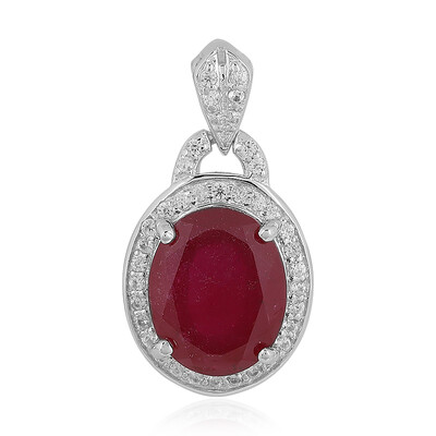 Madagascar Ruby Silver Pendant