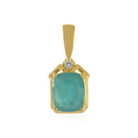 Grandidierite Silver Pendant