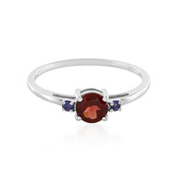 Mozambique Garnet Silver Ring