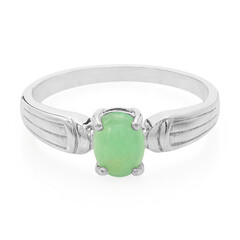 Imperial Chrysoprase Silver Ring
