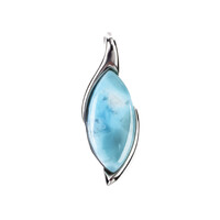 Larimar Silver Pendant