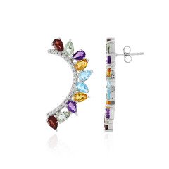 Amethyst Silver Earrings