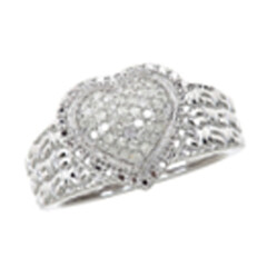 Diamond Silver Ring