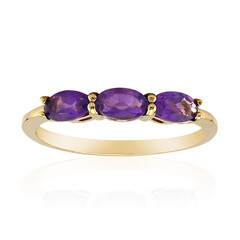 Zambian Amethyst Silver Ring
