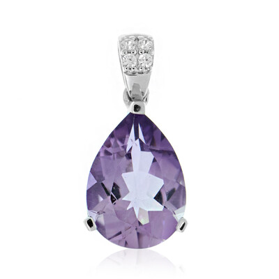 Amethyst Silver Pendant