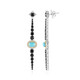 Sleeping Beauty Turquoise Silver Earrings (Dallas Prince Designs)
